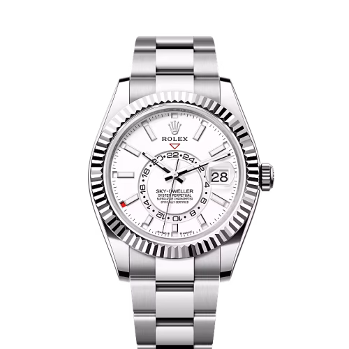 Rolex Sky Dweller White Index dial 42mm