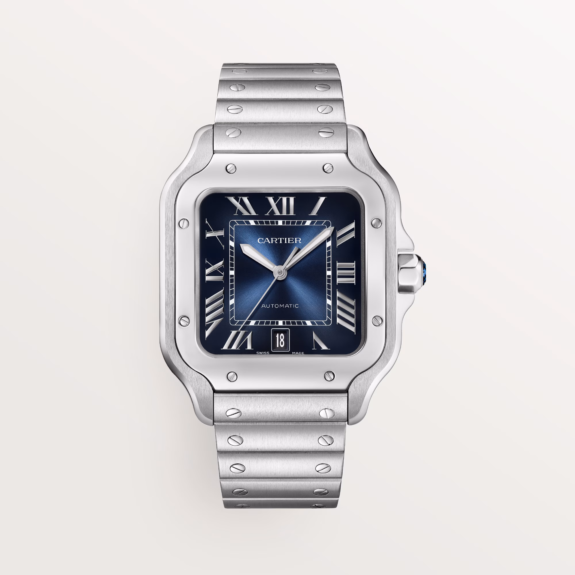 Cartier Santos de watch Blue