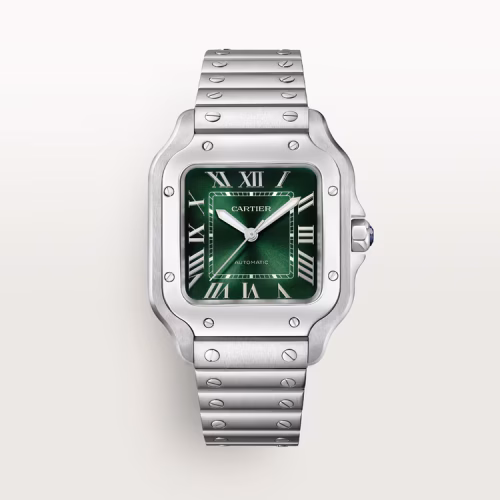 Cartier Santos de watch Green
