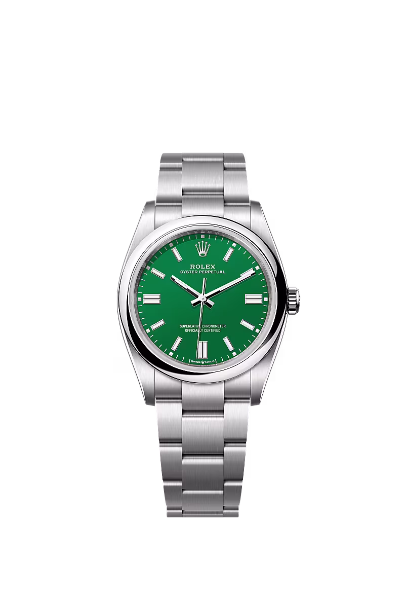 Rolex Oyster Perpetual 36mm Green dial